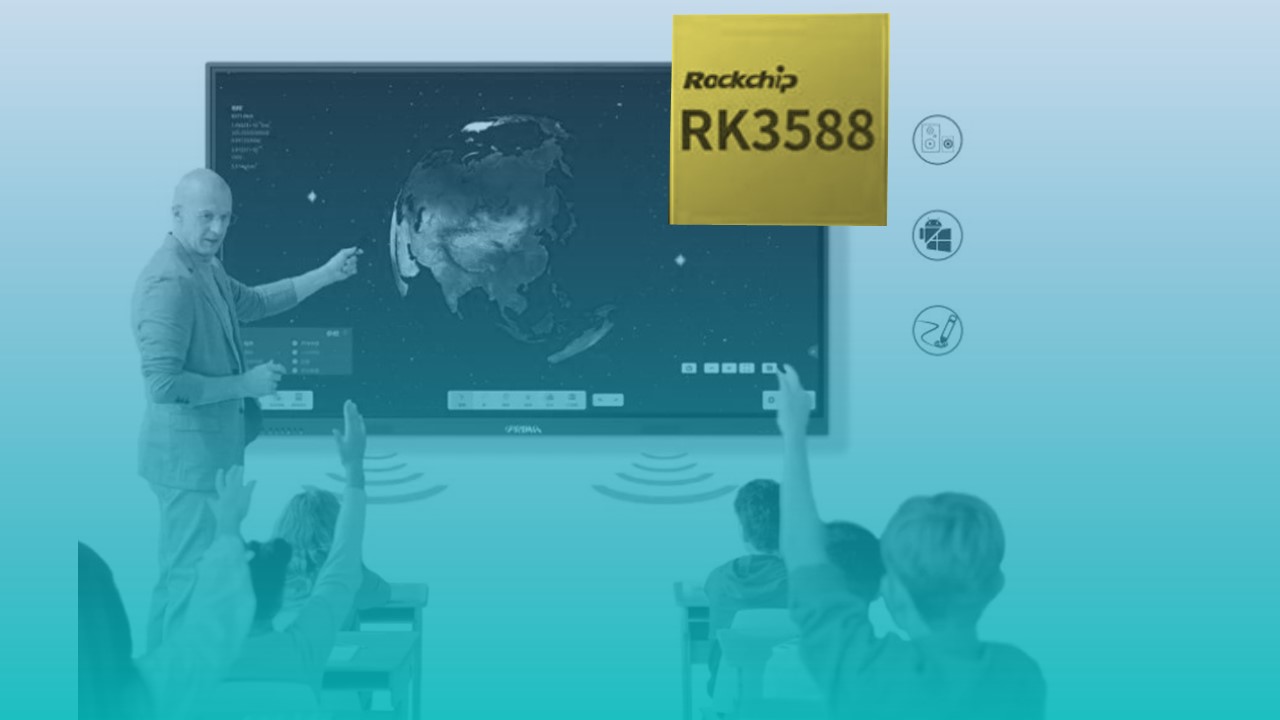 Εξοπλισμένο με RK3588 ï¼Έξυπνη απελευθέρωση μεγάλης οθόνης, για να επιταχύνει τον ψηφιακό μετασχηματισμό της εκπαιδευτικής βιομηχανίας